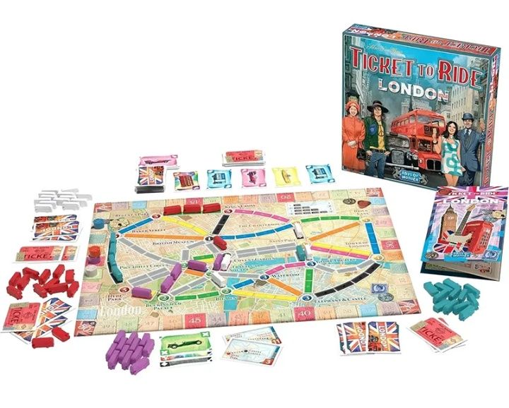 Гра настільна Білет на потяг Ticket to ride London/ New York/Amsterdam