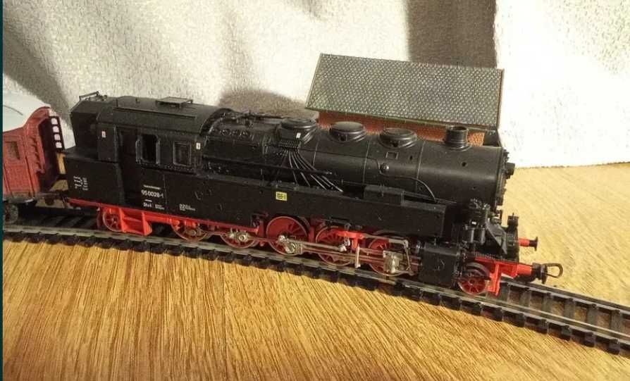 Паровоз BR-51  Fleischmann  СВЕТ c 2х стор. стандарт Пико PIKO HO 1/87