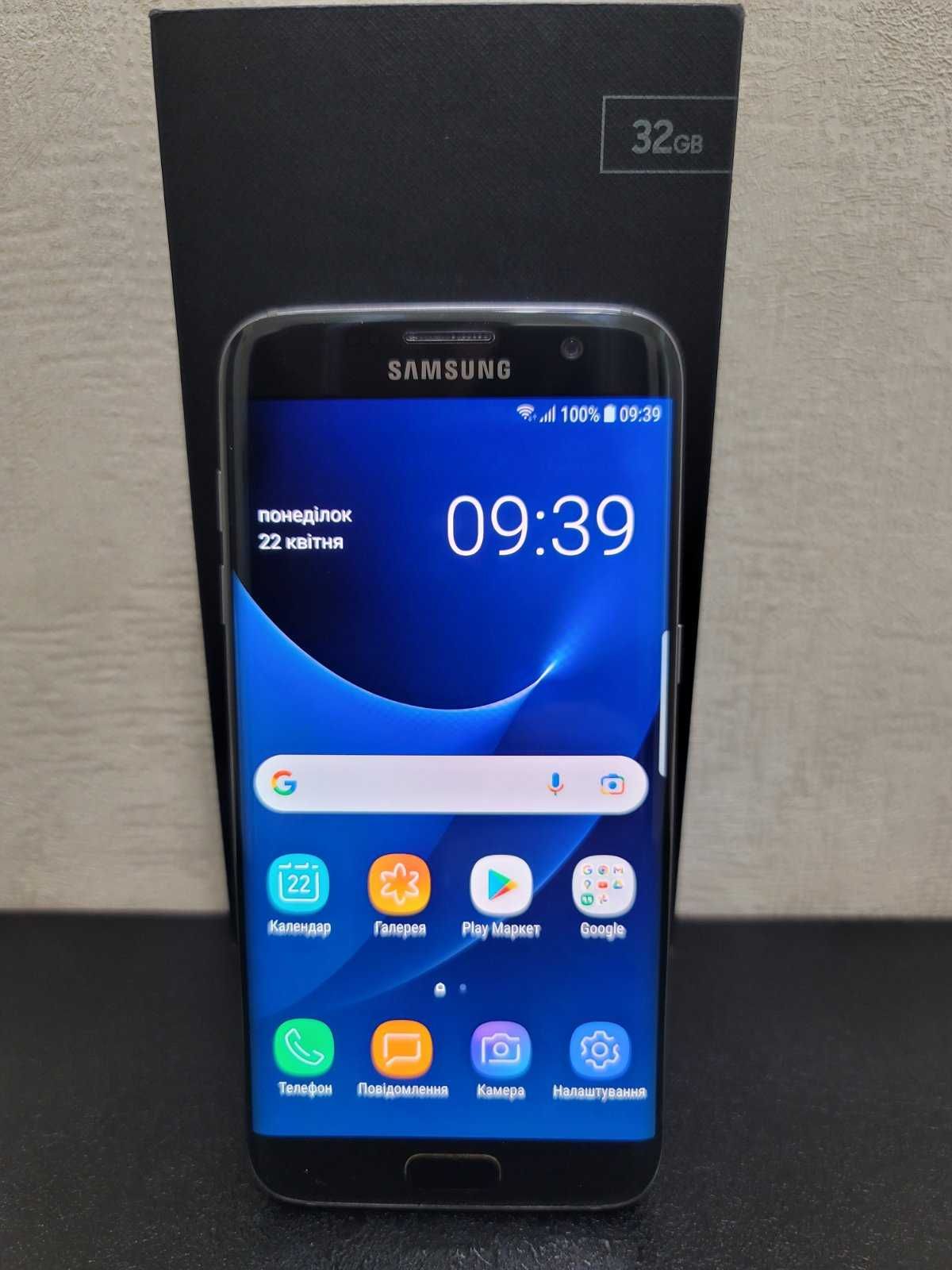 Samsung SM-G935F Galaxy S7 Edge 32GB Black Onyx б/в в гарному стані.