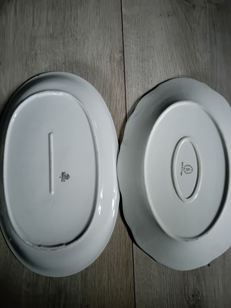 Półmiskix2szt w kwiaty.