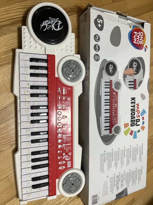 Keyboard organy do grania z DJ dyskiem do miksowania dla dzieci