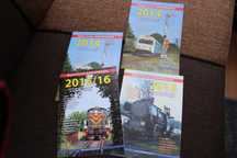 Eurosprinter zestaw katalogów 2013 -2016 kolej parowozy PKP lokomotywy