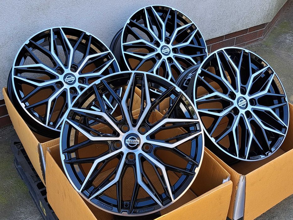 Alufelgi 17 5x114 NISSAN Juke Qashqai Pulsar Leaf X-trail CA26 CNC