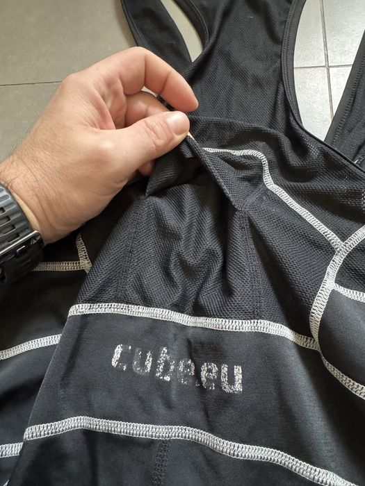 Spodenki rowerowe kolarskie Cube Bib Shorts r.L