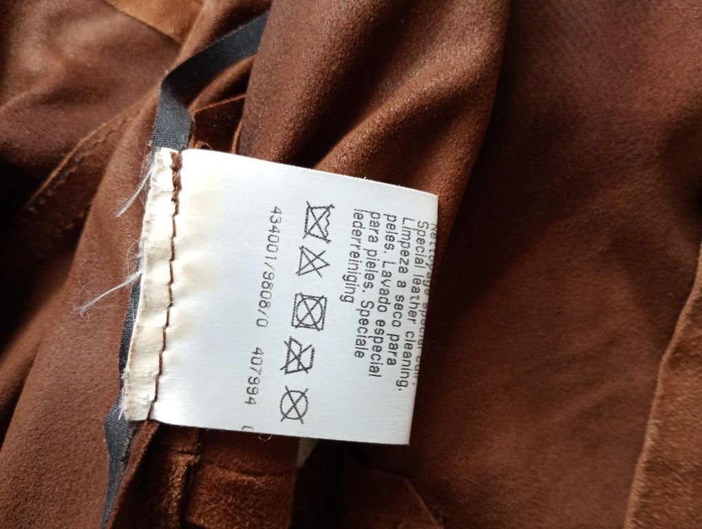 Żakiet marynarka Hauber skóra kozia 40/42