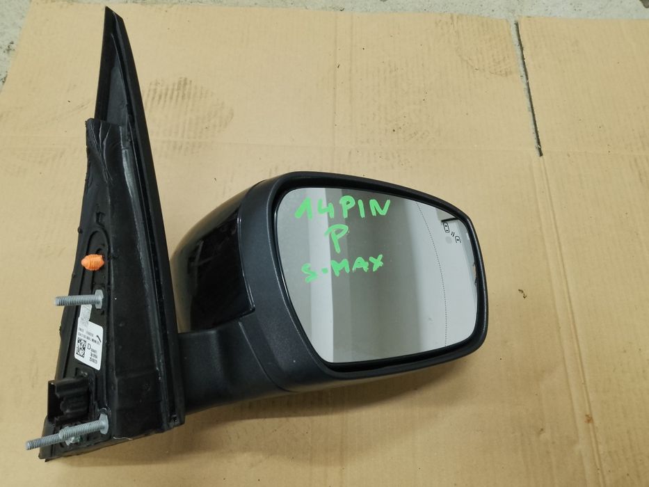 Ford s max MK2 lusterko prawe 14pin,UM,AGATE BLACK metallic