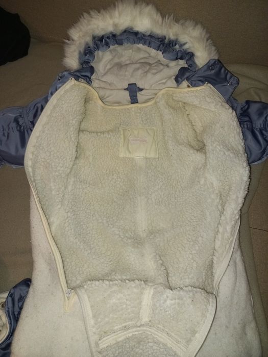 Комбінезон конверт дитячий зимовий шапочка в подарунок