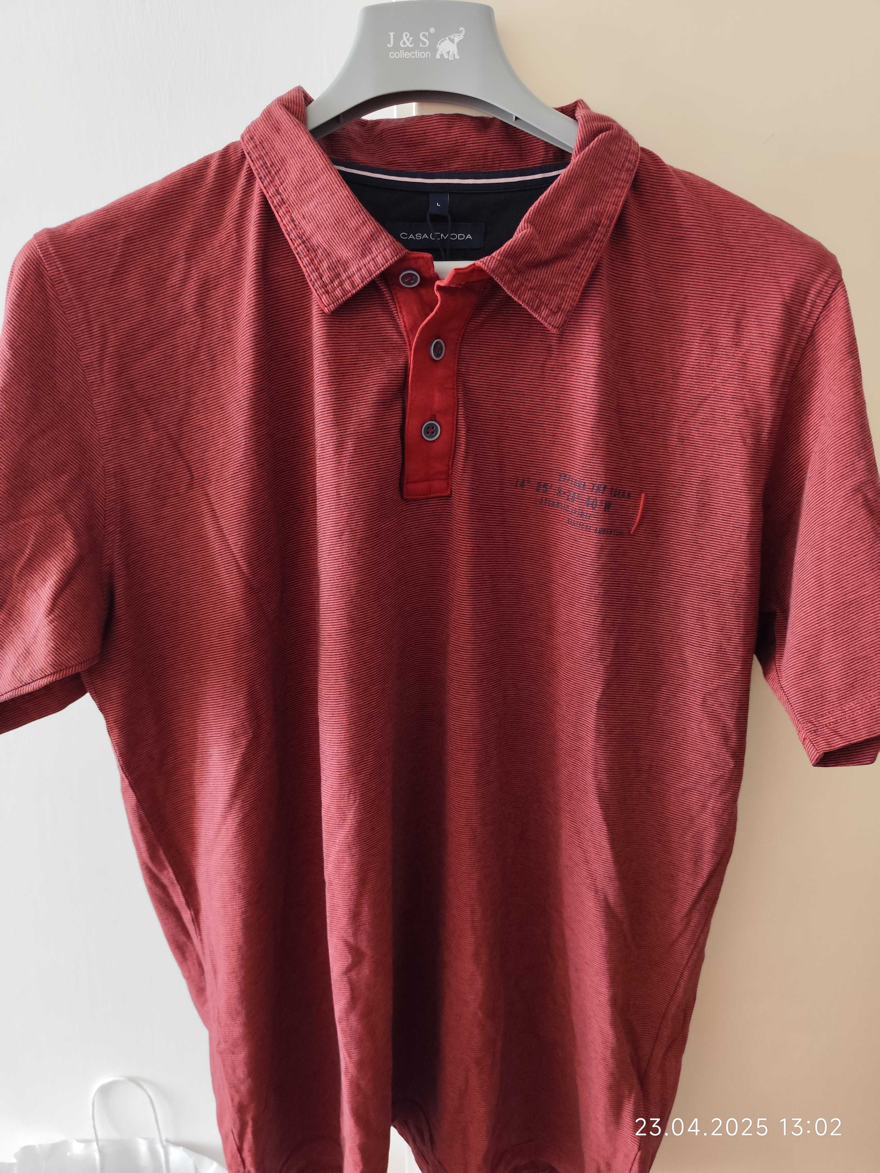 Koszulka Polo męska premium L 100 % cotton. Casa moda