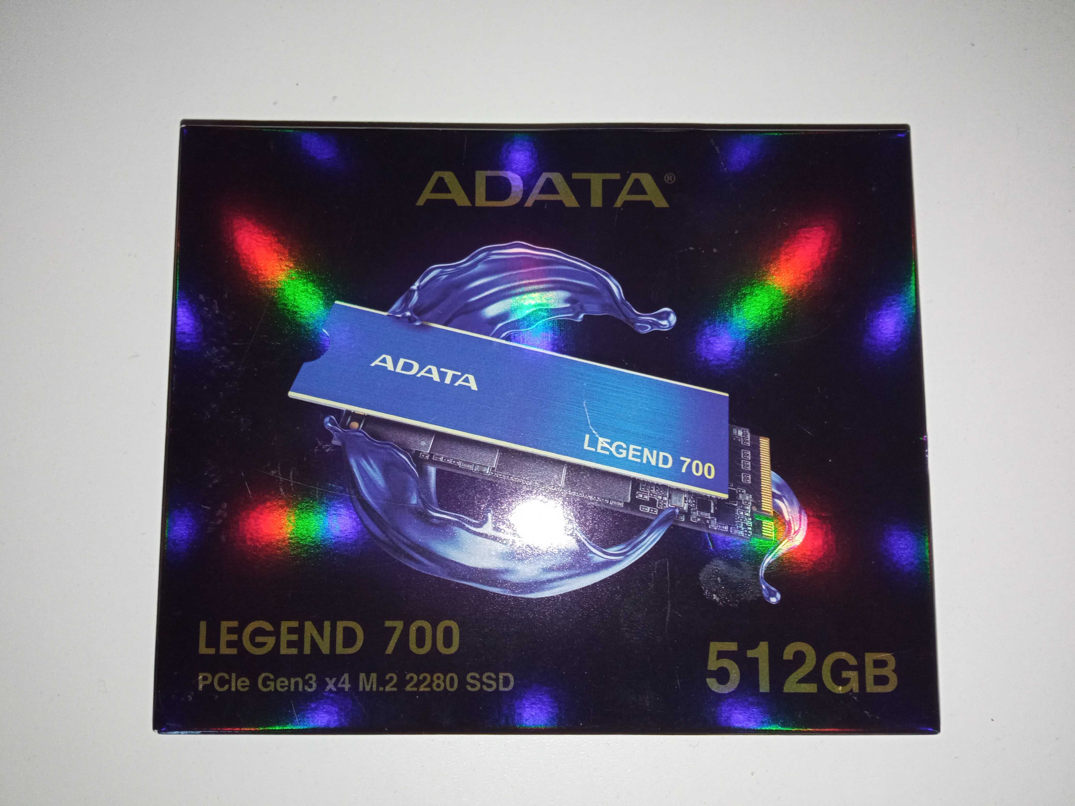 SSD 2280 М2 ADATA LEGEND 700 512 GB (ALEG-700-512GCS)(3 года гарантия)