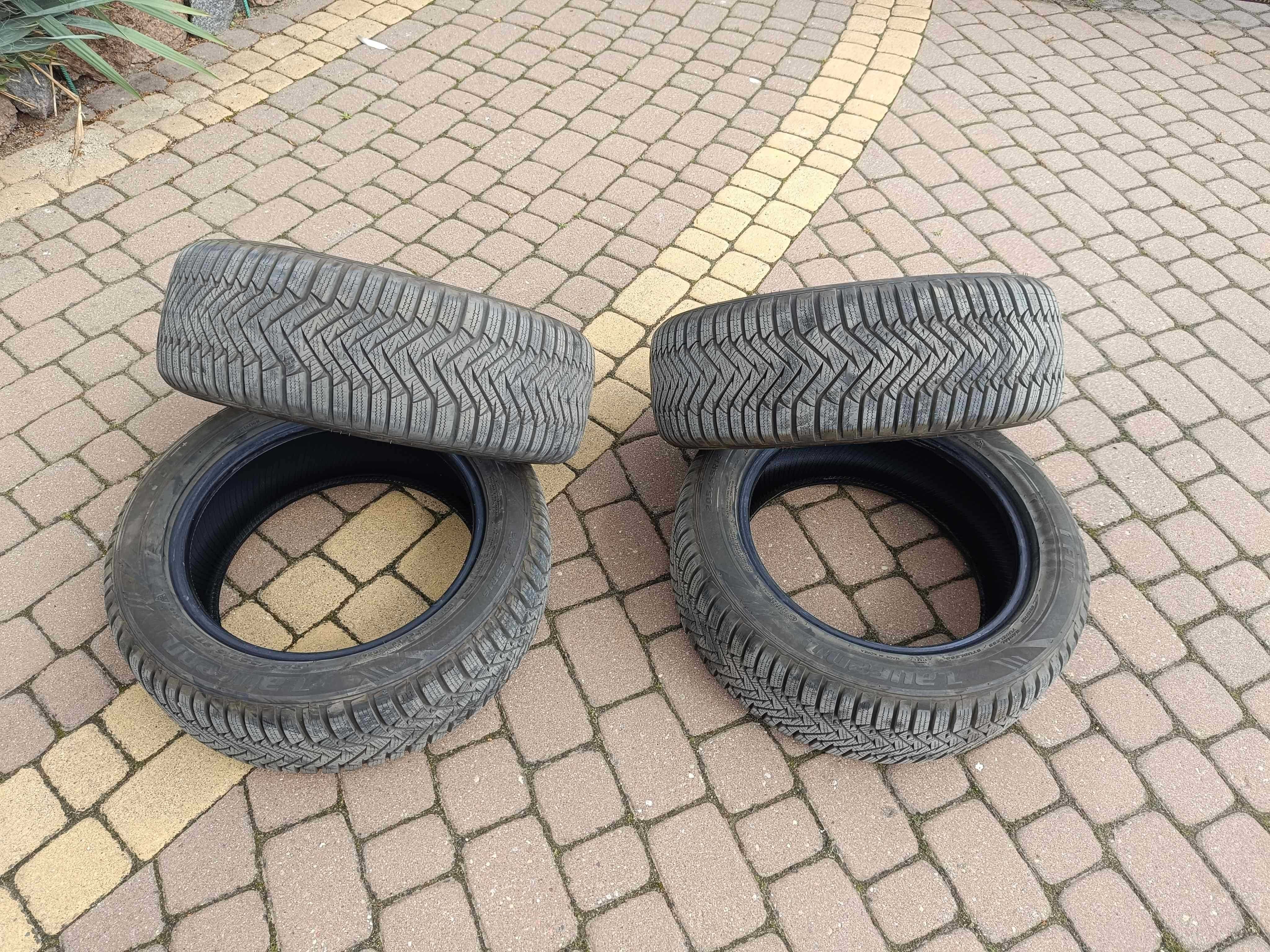 Opony zimowe 205/55 R16 z 2024 roku - jak nowe.