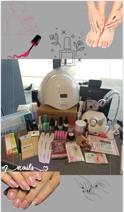 Lot  набір все для манікюра та нарощування цена за перше фото