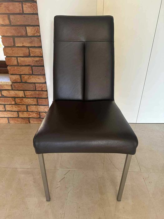 Krzesło skóra 100% krzesła skórzane 12szt. PORZĄDNE