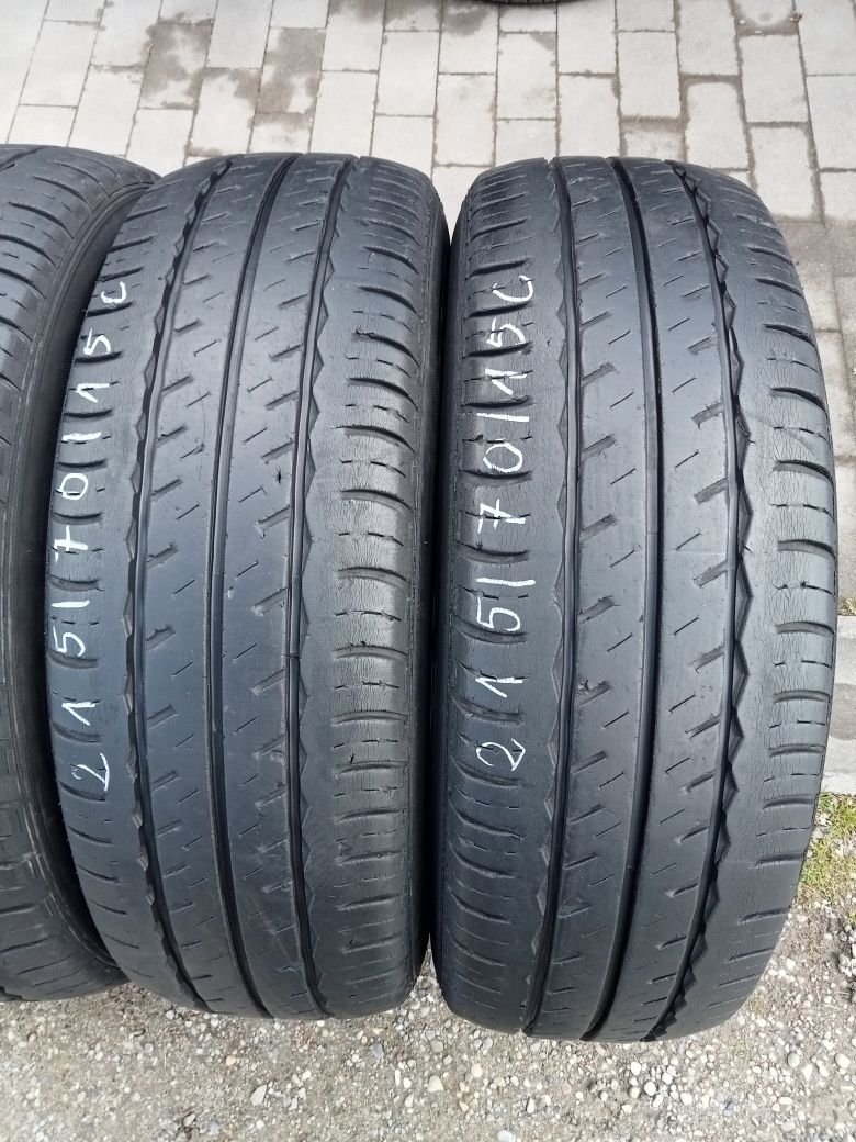 4x Opony Używane Letnie 215/70R15C Laufen