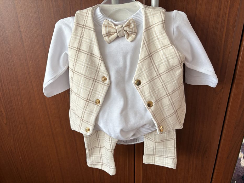 Ubranko na chrzest dla chłopca