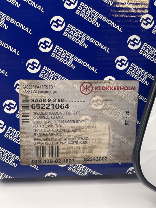 Espelho Saab 9-3 98-03