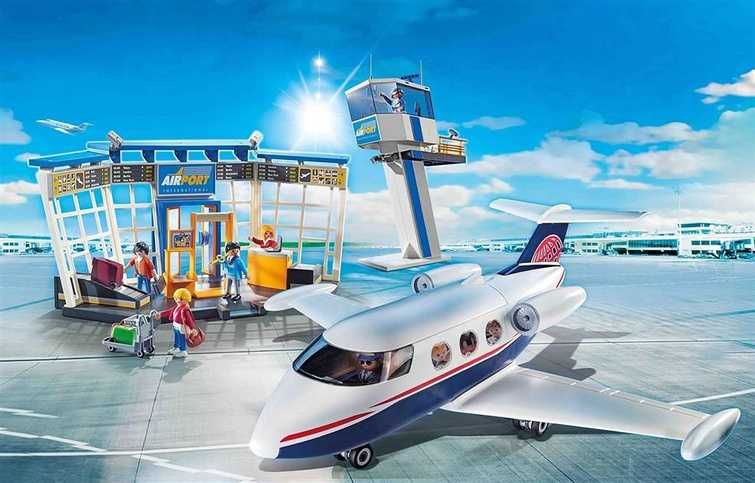 PLAYMOBIL CITY ACTION 71153 LOTNISKO z samolotem zestaw +4 lata NOWY