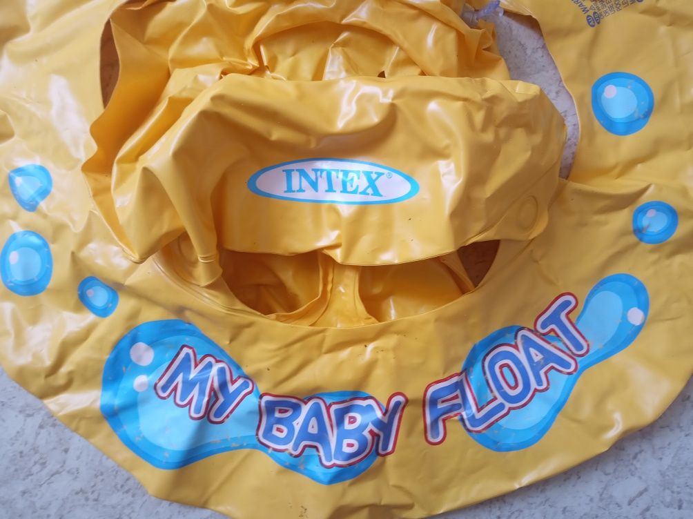 Детский надувной круг «Мой малыш» Intex