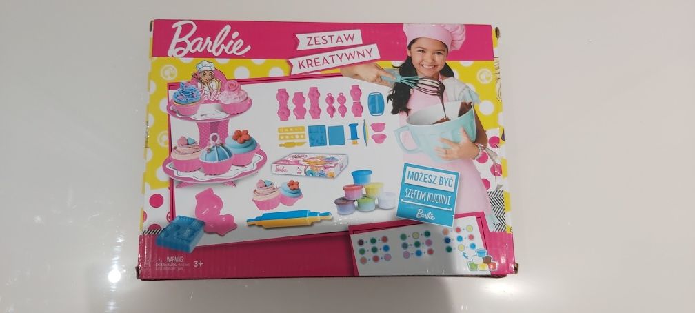 Zestaw foremek ciastolina Barbie