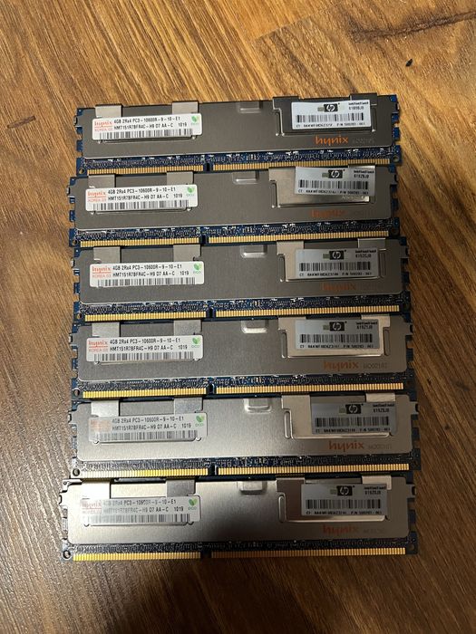 Pamiec RAM DDR ecc - serverowa 6 x 4GB Hynix HP