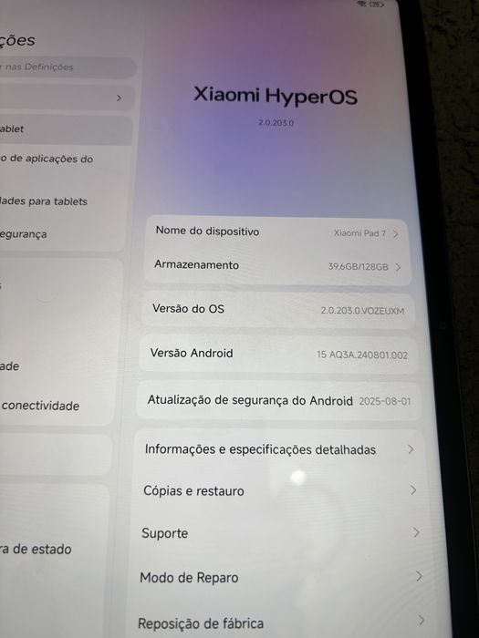Xiami pad 7 11” novo