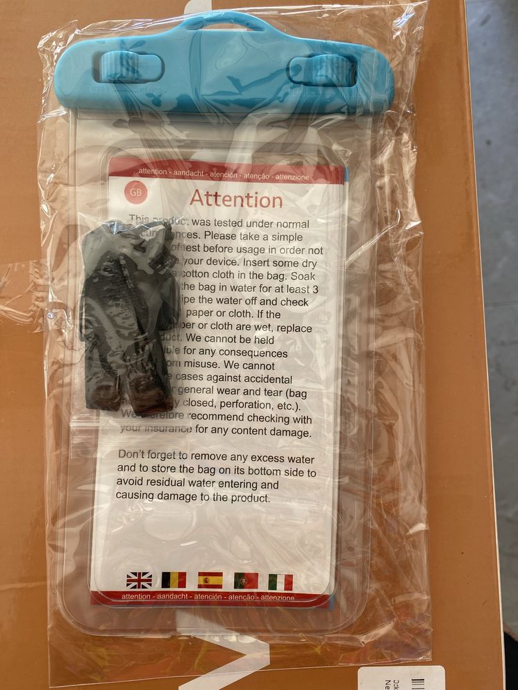 Bolsa impermeável para telemóvel