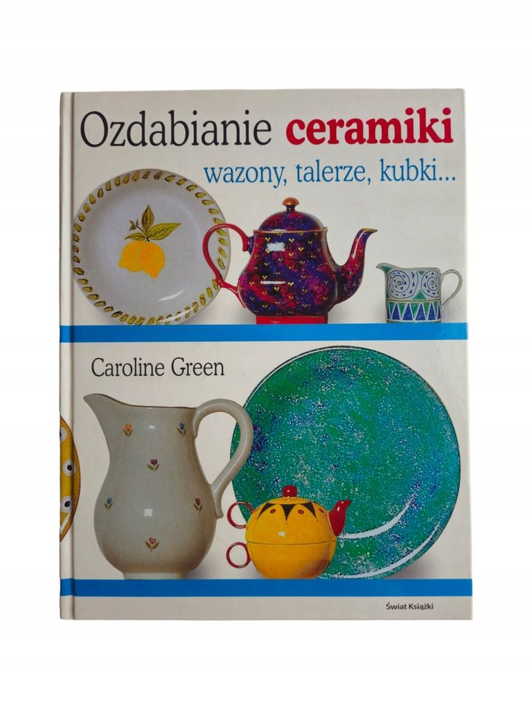 Caroline Green Ozdabianie ceramiki wazony talerze kubki twarda