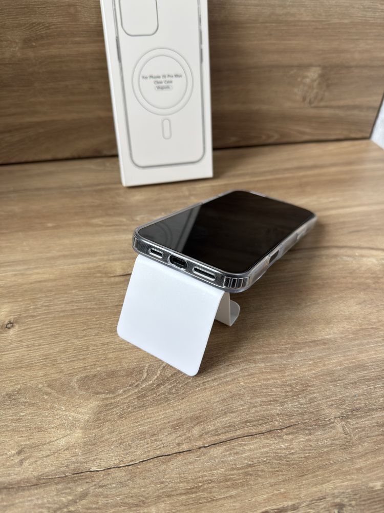 Чехол iphone 16 pro max Clear Case MagSafe противоударный прозрачный