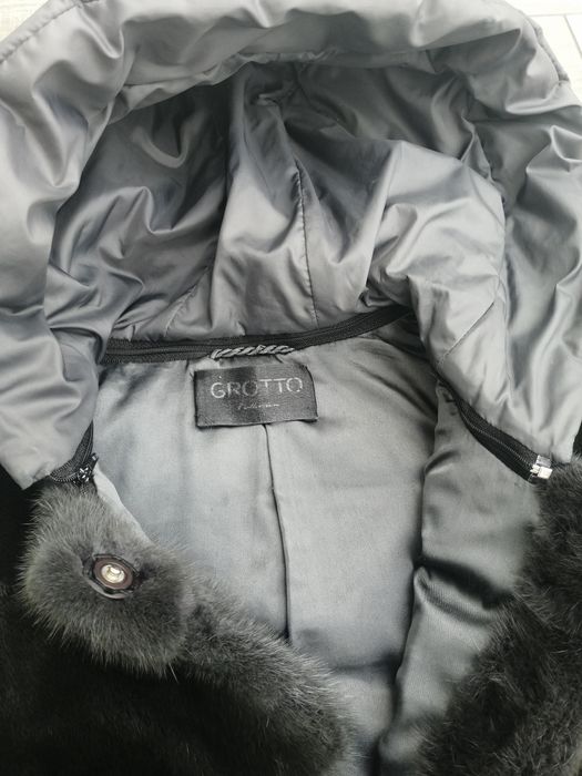 Шуба норкова графіт S-M