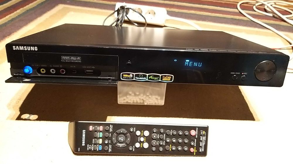 Leitor Samsung DVD-HR773 com Disco Rígido 160GB