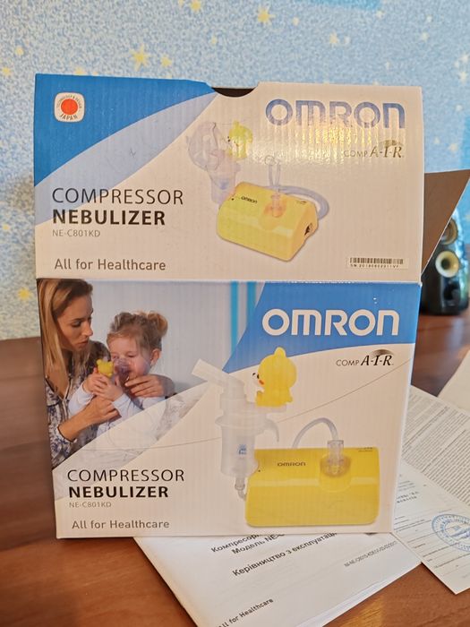 Компресорний небулайзер дитячий OMRON NE-C801S-KD
Модель N.      Е-С8