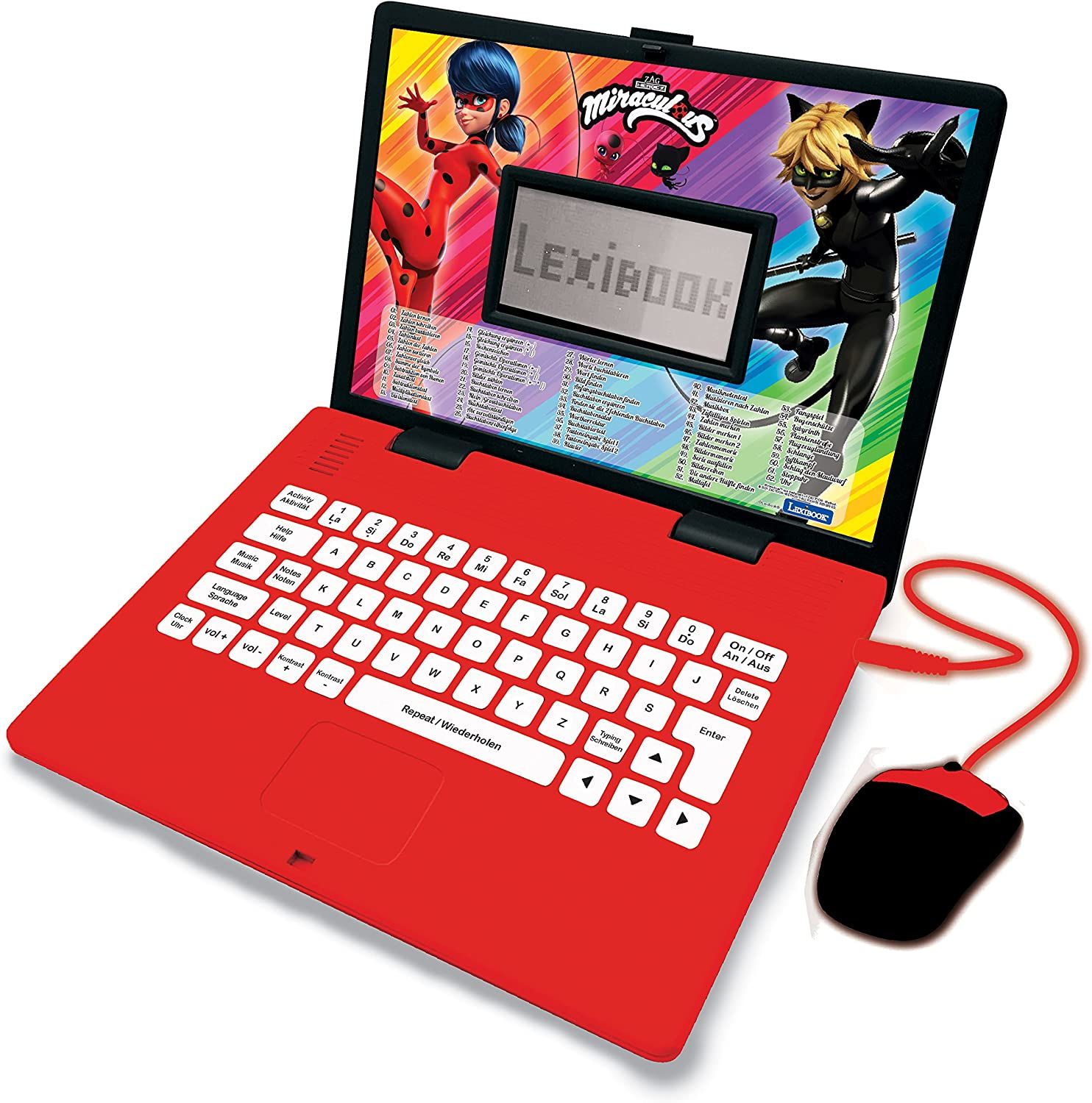 Lexibook JC598MIi3 Miraculous z 2-jęz. laptopem do celów edukacyjnych