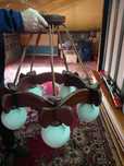 Żylandor/lampa drewniana 5 ramienny do salonu. Warto!!!