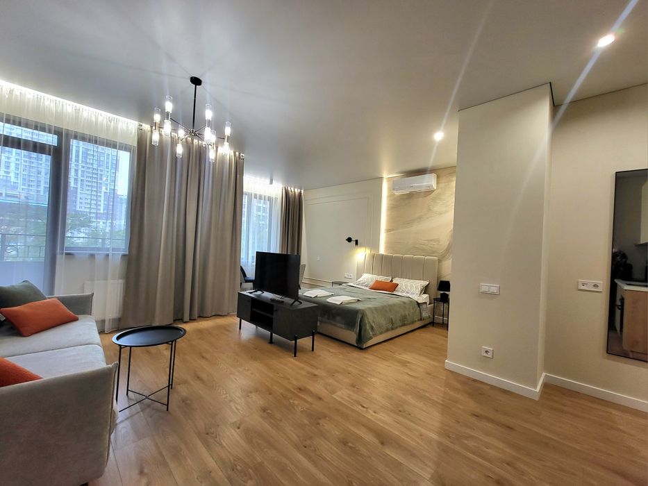 В аренде дизайнерская стильная 1 комнатная квартира в Аркадии.