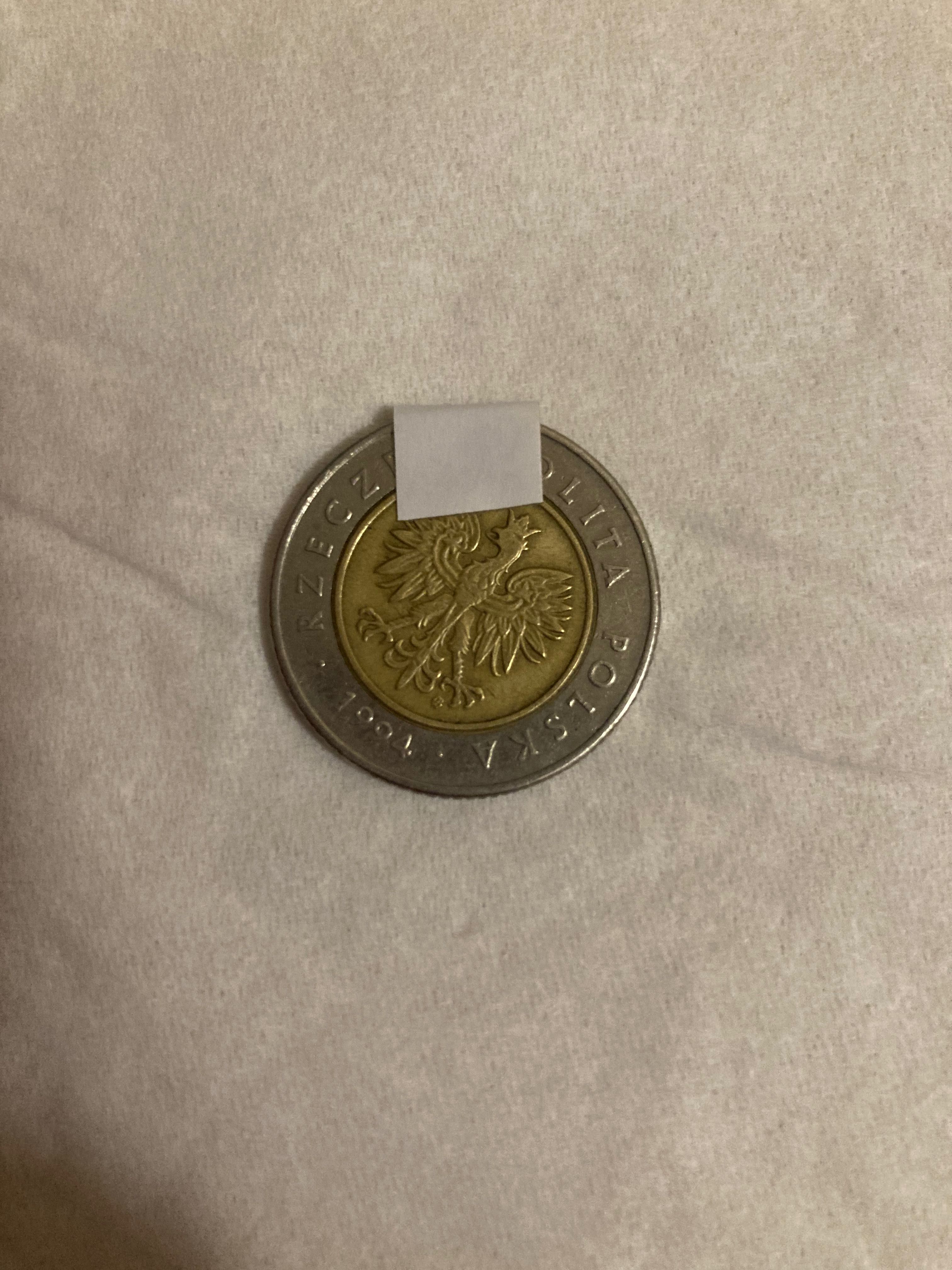 Moneta 5 zł 1994 rok, skrętka