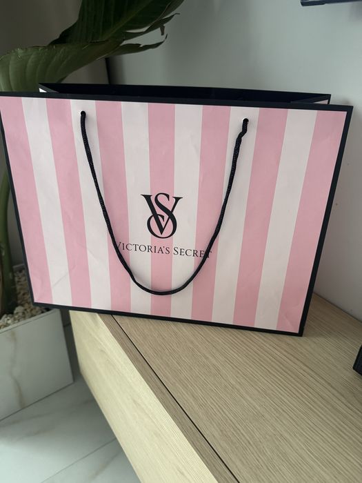 Victoria’s Secret różowa papierowa torba torebka prezentowa  30/40 cm