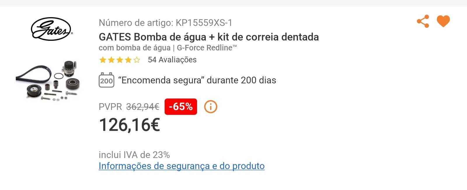 Kit distribuiçao 1.9 TDI VP