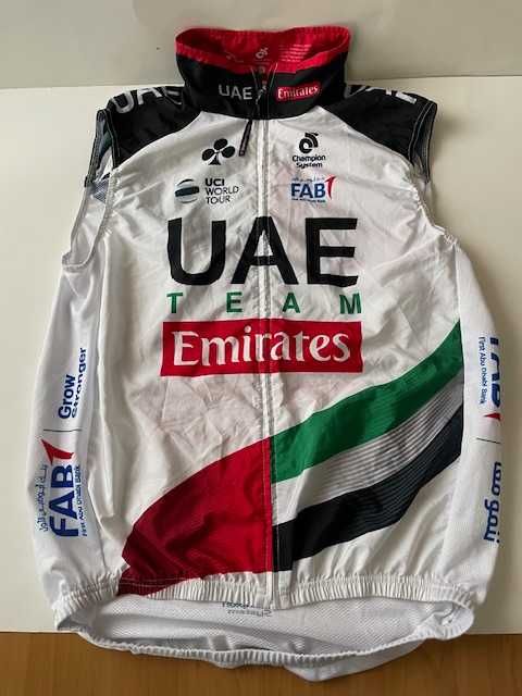 Bluza kolarska bezrękawnik Team Emirates Champion System rozmiar L