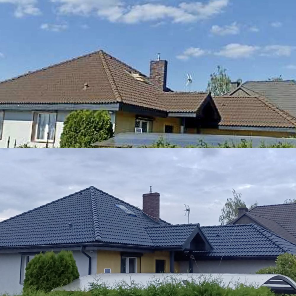 Malowanie Dachów każdego rodzaju Mycie dachów elewacji impregnacja