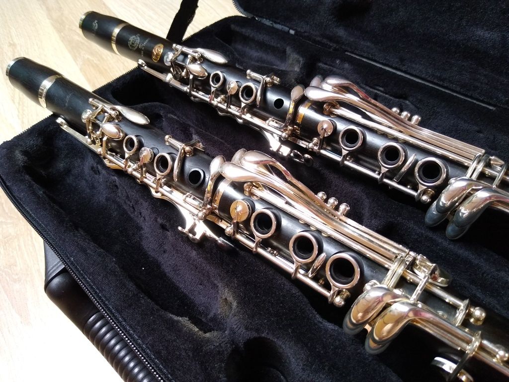 Komplet klarnet Selmer Signature in B,Saint Louis in A,idealne