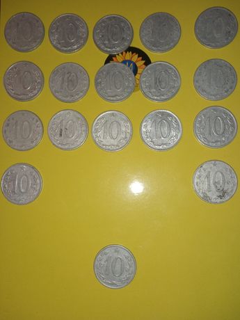 Монеты Чехословакии 10 Геллеров