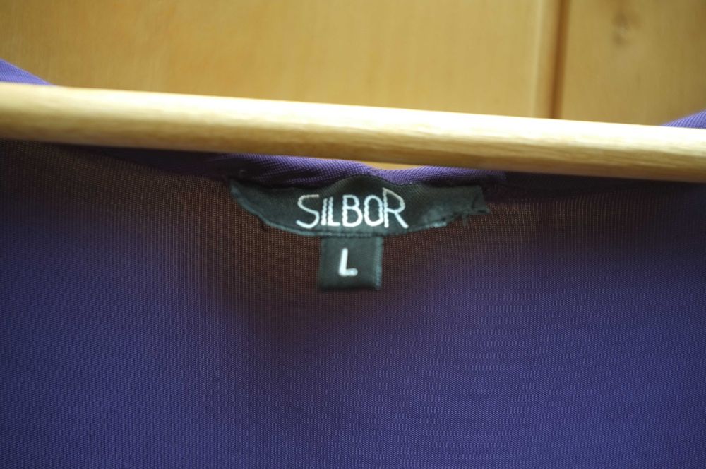 sukienka tunika oversize Silbor lejąca ciążowa minimalistyczna