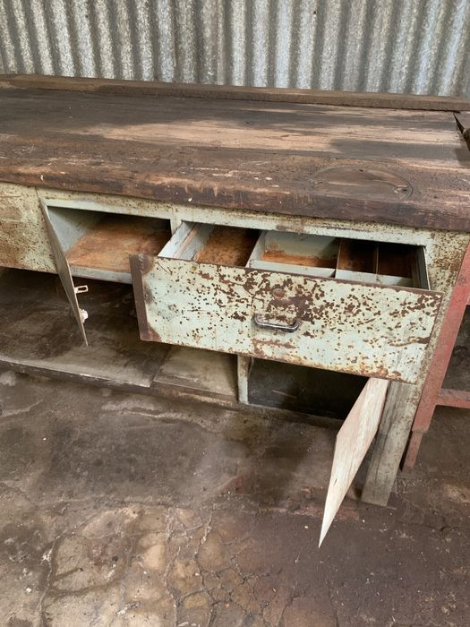 Bancada industrial vintage