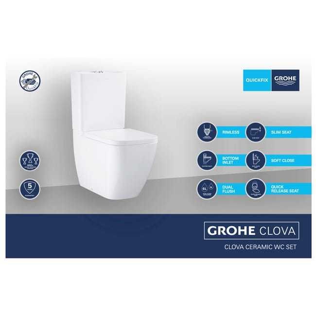 2 packs de sanita GROHE CLOVA (novas embaladas)