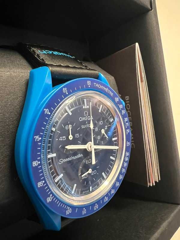 Omega x Swatch SO33N100 – Neptun Oceaniczna Limitowana Edycja