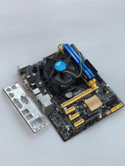 Комплект Asus H81M-Plus s1150 + Intel Core I5-4590 3.3 GHz + DDR3 8 GB