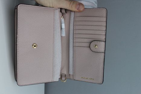 Torebka skórzana listonoszka Michael Kors różowa oryginalna