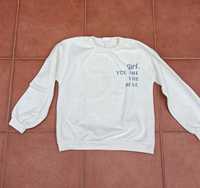 Sweatshirt com frase