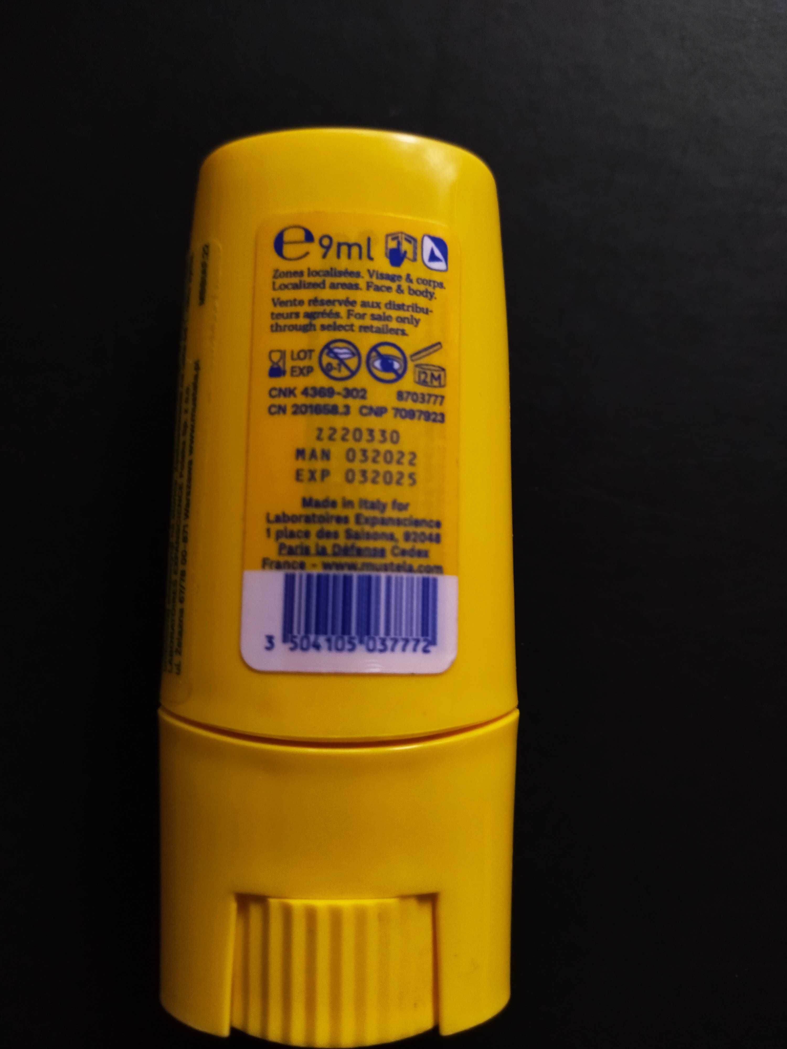 Krem do opalania do całego ciała mustela Sun 50 SPF 9 ml