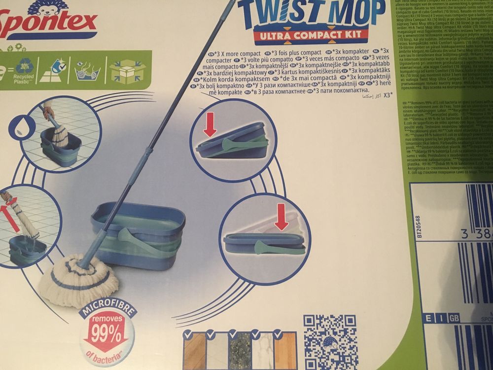 Spontex Twist Mop składane wiaderko