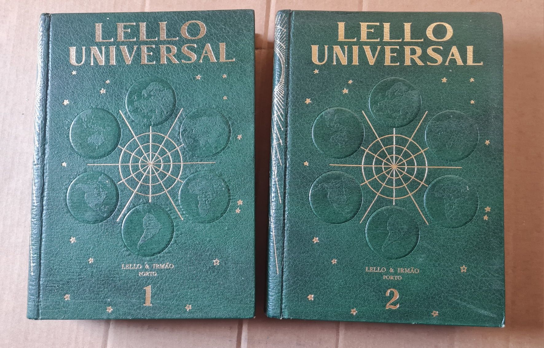 Dicionarios enciclopedicos Lello & Irmão  2 volumes nunca usados